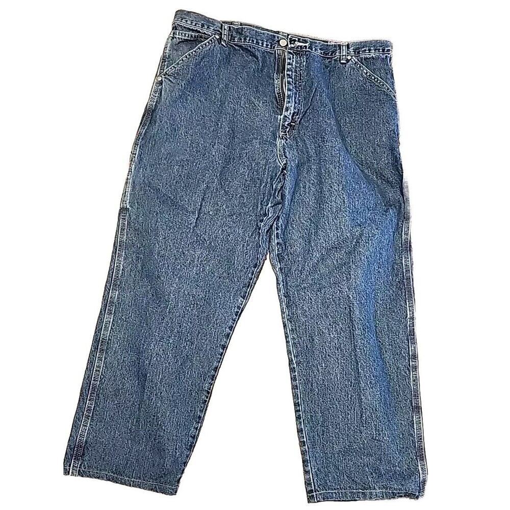 Wrangler Vintage Relaxed fit straight leg Carpenter Jeans Blue W40/ L30